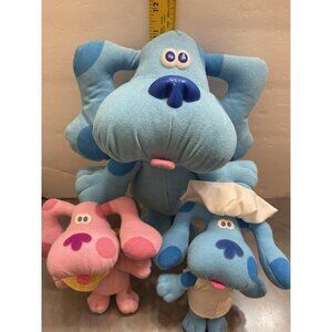 Blues Clues Sing Along Blue 12" Plush Stuffed Animal Toy Tyco Dog VTG Lot 1997